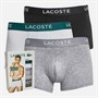 Lacoste Mens Three Pack Boxer Trunks Nua