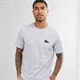 Lacoste Mens Loungewear T-Shirt Silver Chine/Green