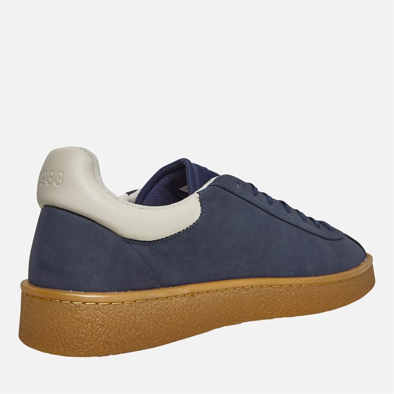Lacoste Mens Baseshot PRM Trainers Navy/Gum