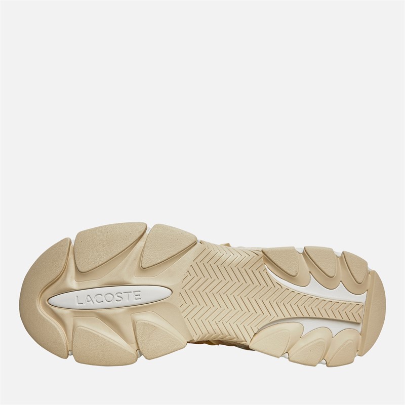 Lacoste Mens L003 Neo Trainers Tan/White