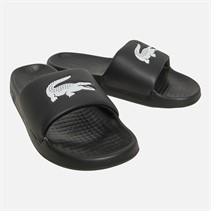 Lacoste Womens Serve Slides 1.0 Black/White