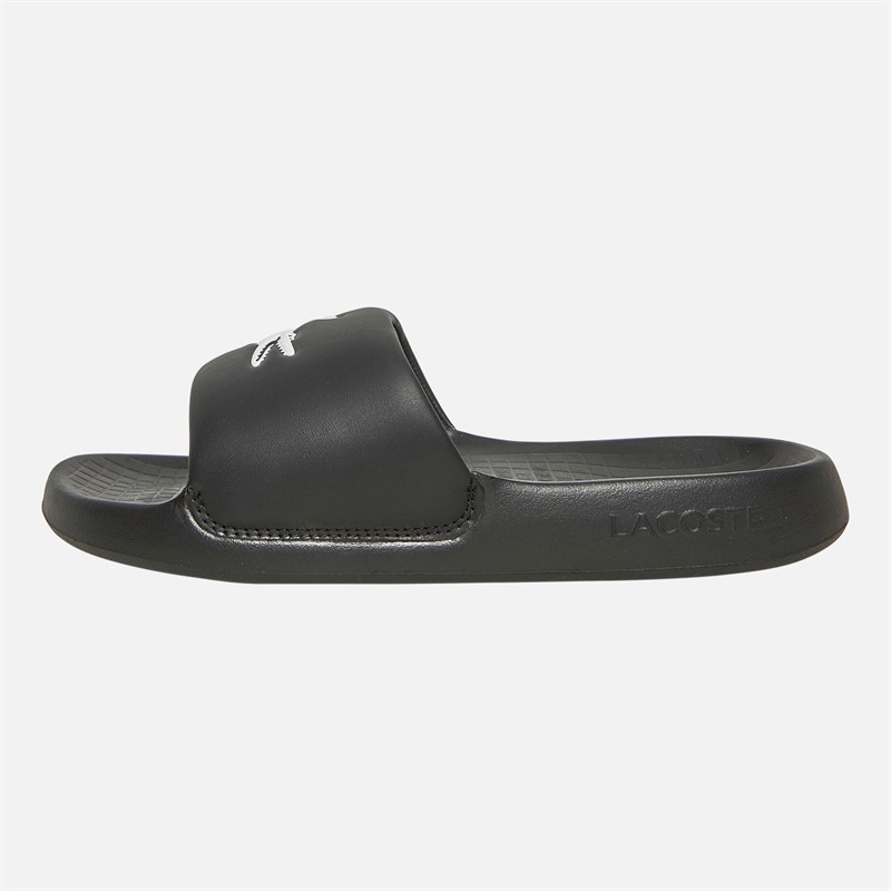 Lacoste Womens Serve Slides 1.0 Black/White