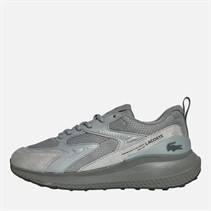 Lacoste Mens L003 Evo Trainers Light Grey/Dark Grey