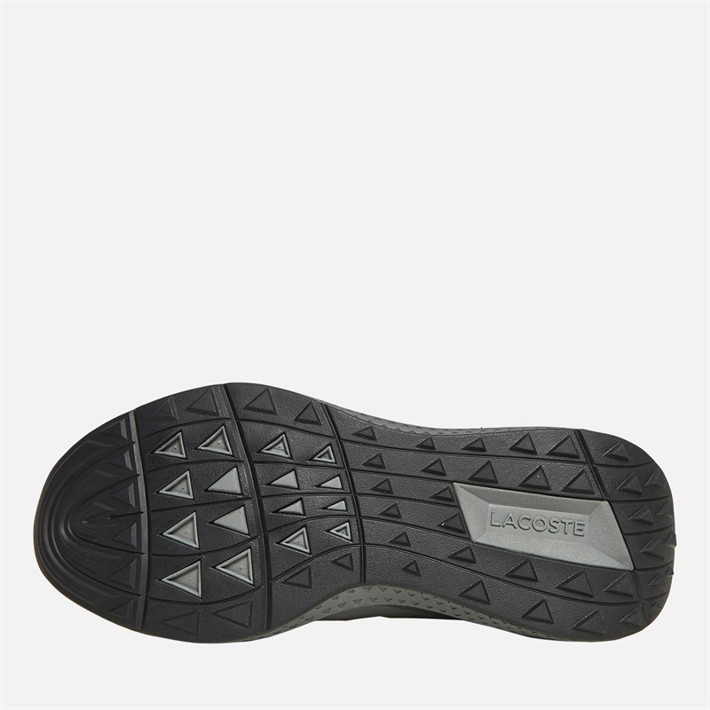 Lacoste Mens L003 Evo Trainers Light Grey/Dark Grey