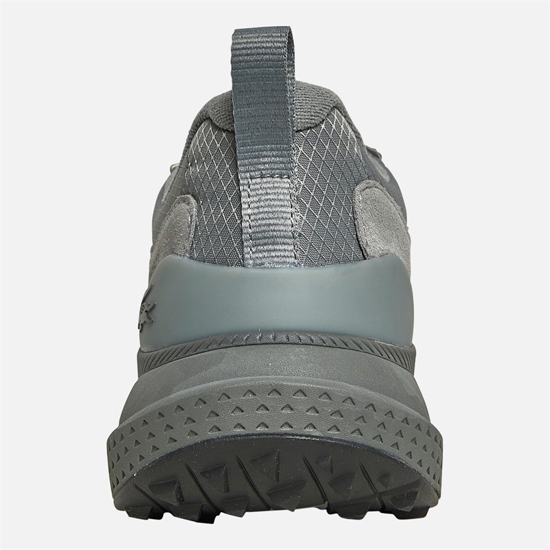 Lacoste Mens L003 Evo Trainers Light Grey/Dark Grey