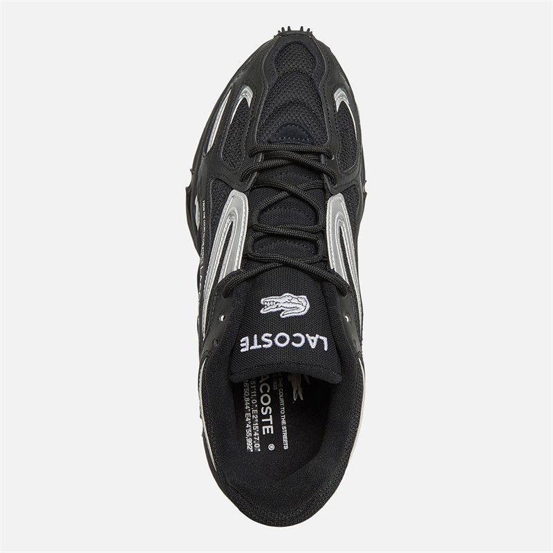 Lacoste Mens L003 2K24 Trainers Black/Black