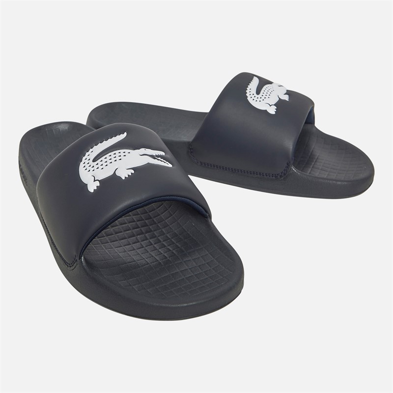 Lacoste Mens Serve Sliders 1.0 Navy/White