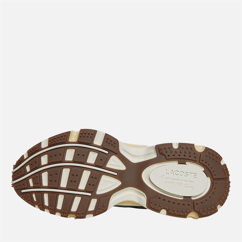 Lacoste Mens L003 2K24 Trainers Dark Green/Gum