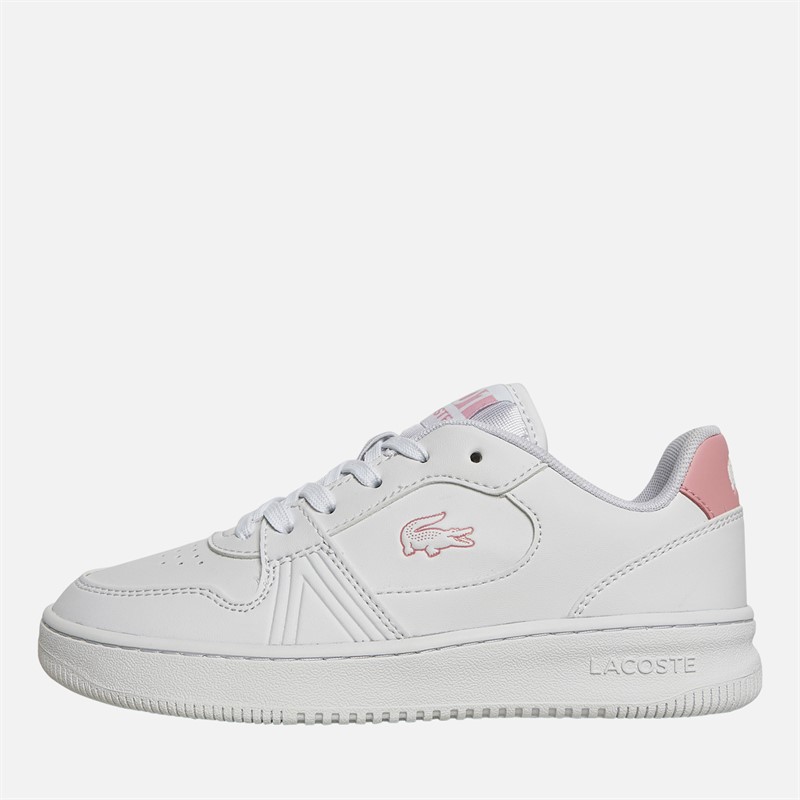 Lacoste Kids L001 Set Trainers White/Light Pink