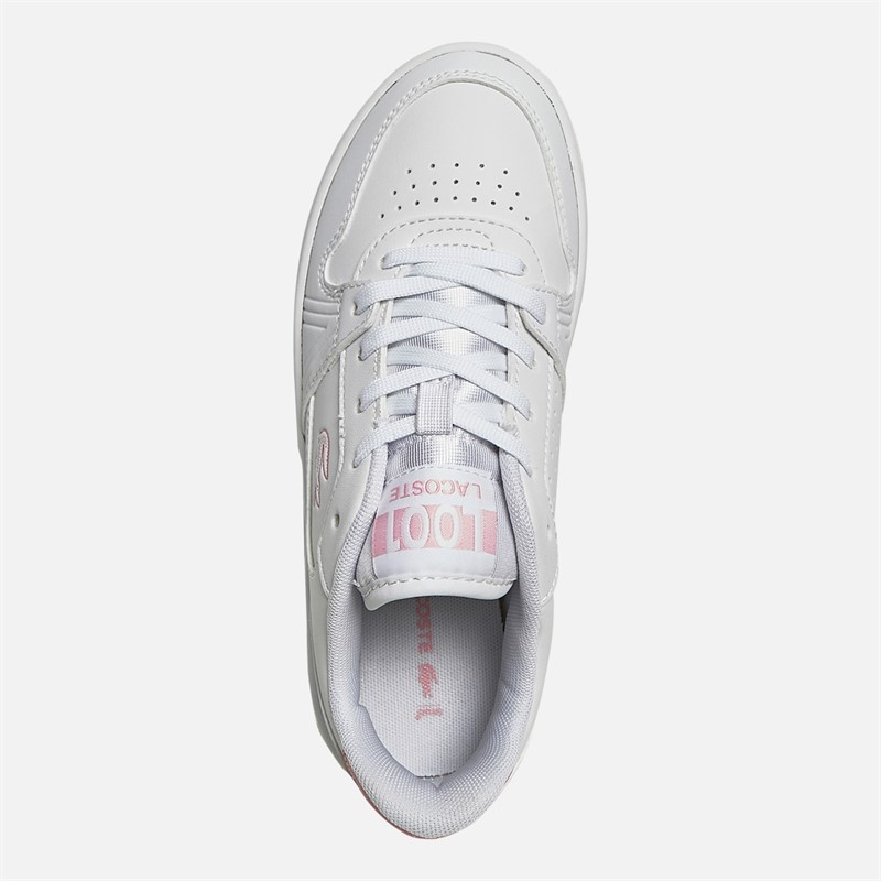 Lacoste Kids L001 Set Trainers White/Light Pink