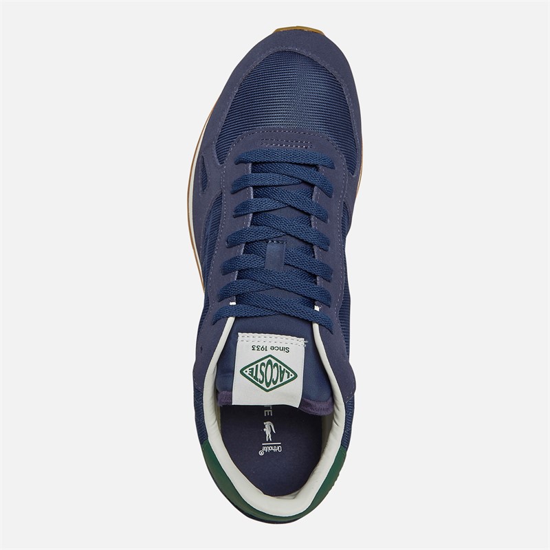 Lacoste Mens Partner 70s Trainers Navy/Gum