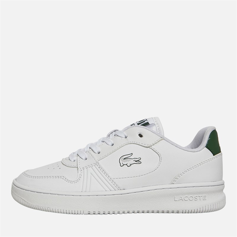 Lacoste Kids L001 Set Trainers White/Dark Green