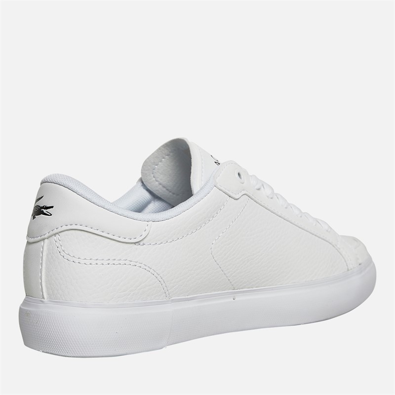 Lacoste Womens Powercourt Trainers White/Black