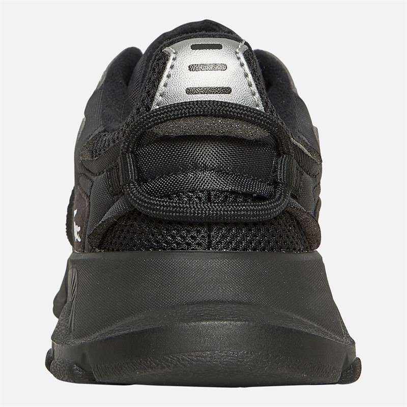 Lacoste Junior L003 Neo Trainers Black/Silver