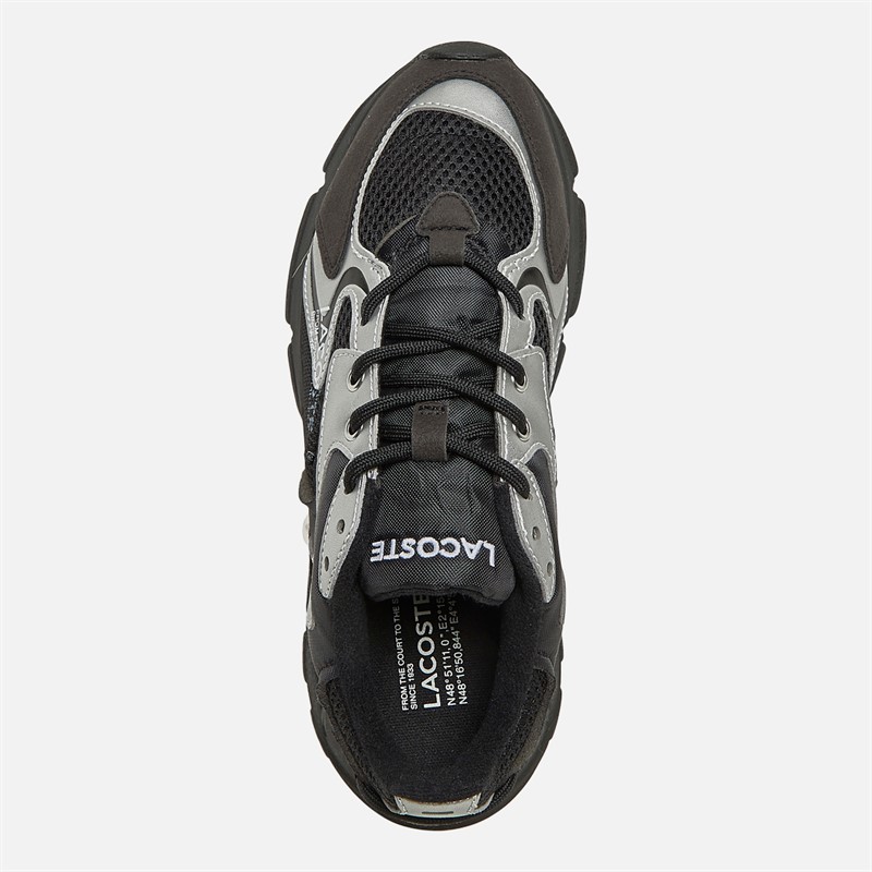 Lacoste Junior L003 Neo Trainers Black/Silver
