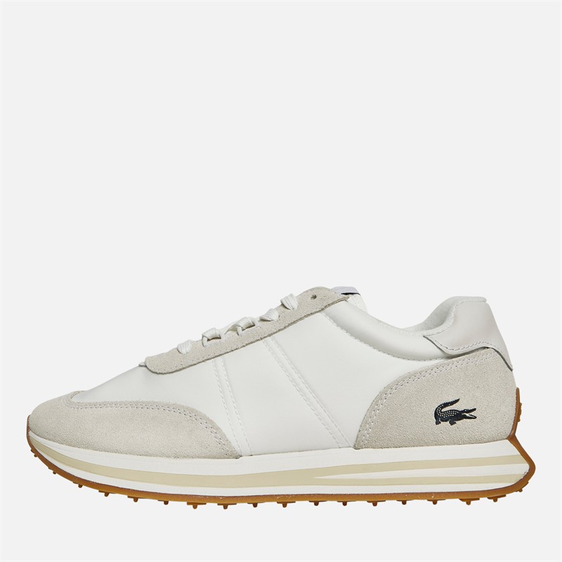Lacoste Womens L-Spin Trainers White/White