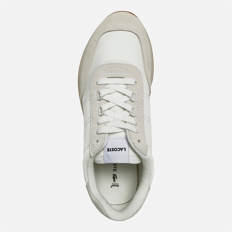 Lacoste Womens L-Spin Trainers White/White