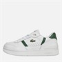 Lacoste Womens T-Clip Set Trainers White/Dark Green