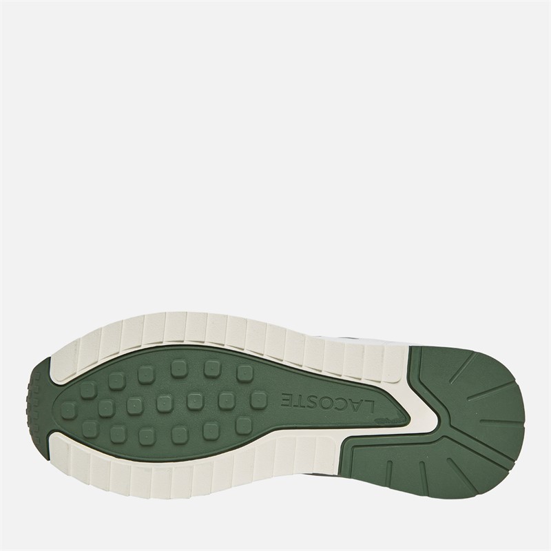 Lacoste Mens Linetrack Trainers White/Green