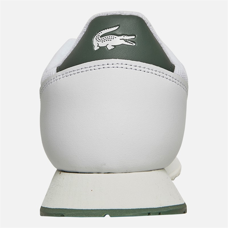 Lacoste Mens Linetrack Trainers White/Green