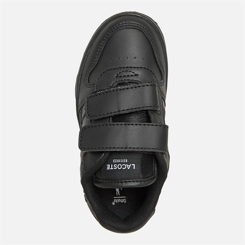 Lacoste Infant T-Clip Set Trainers Black/Black