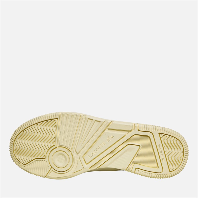 Lacoste Mens Lineshot Trainers Off White/Light Yellow