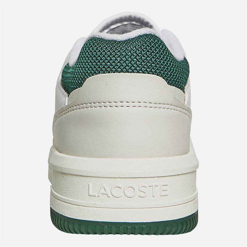 Lacoste Kids Lineshot Trainers Off White/Green