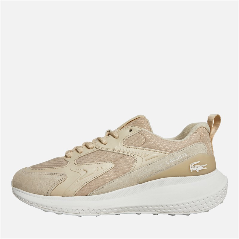 Lacoste Mens L003 Evo Trainers Tan/White