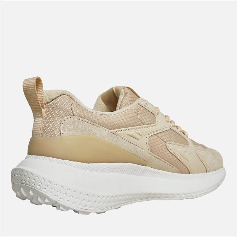 Lacoste Mens L003 Evo Trainers Tan/White