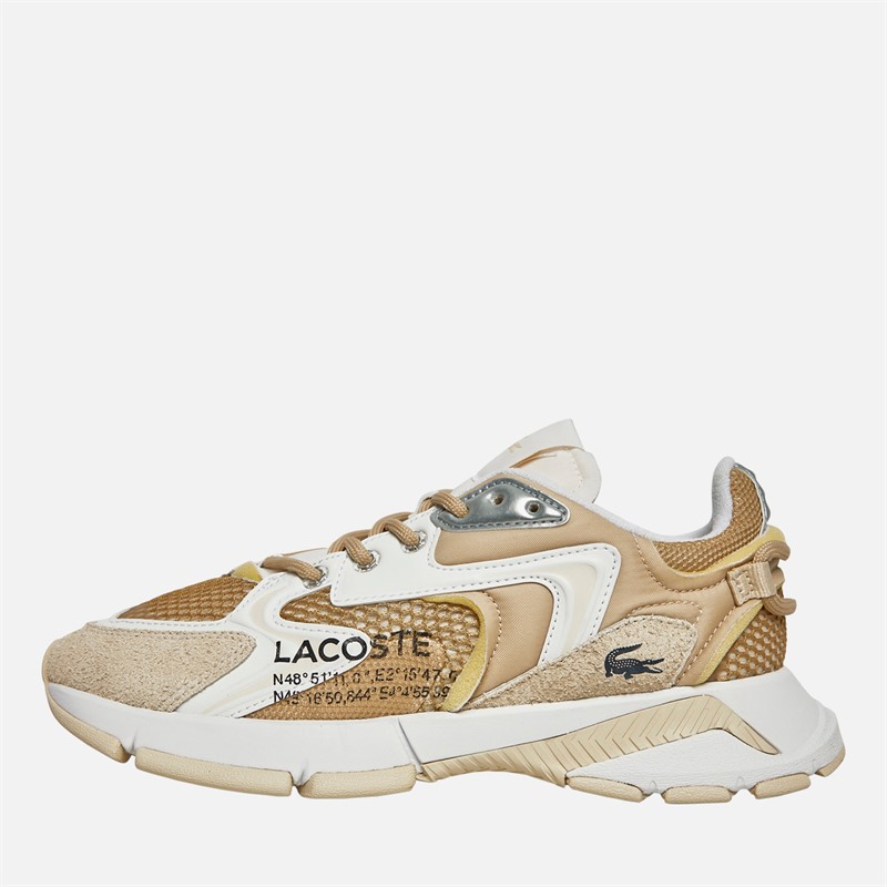 Lacoste Womens L003 Neo Trainers Tan/White