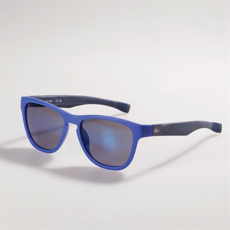 Lacoste Zonnebril Blauw Mat
