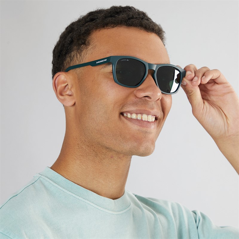 Lacoste Mens Sunglasses Matte Green