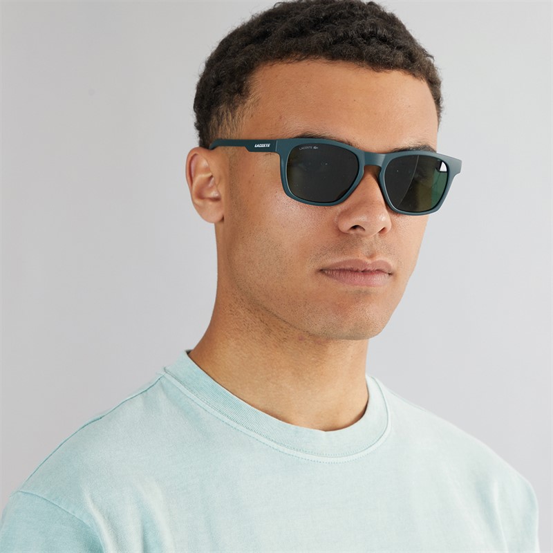 Lacoste Mens Sunglasses Matte Green