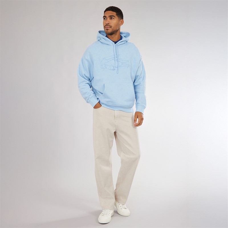 Lacoste Mens Relaxed Fit Printed Hoodie Overview