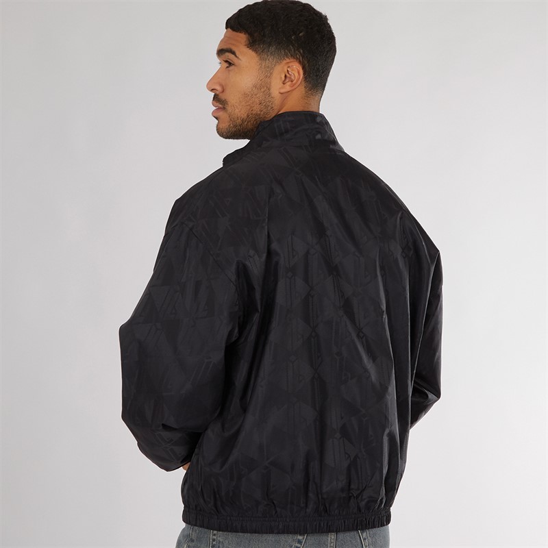 Lacoste Mens Monogram Jacket Black