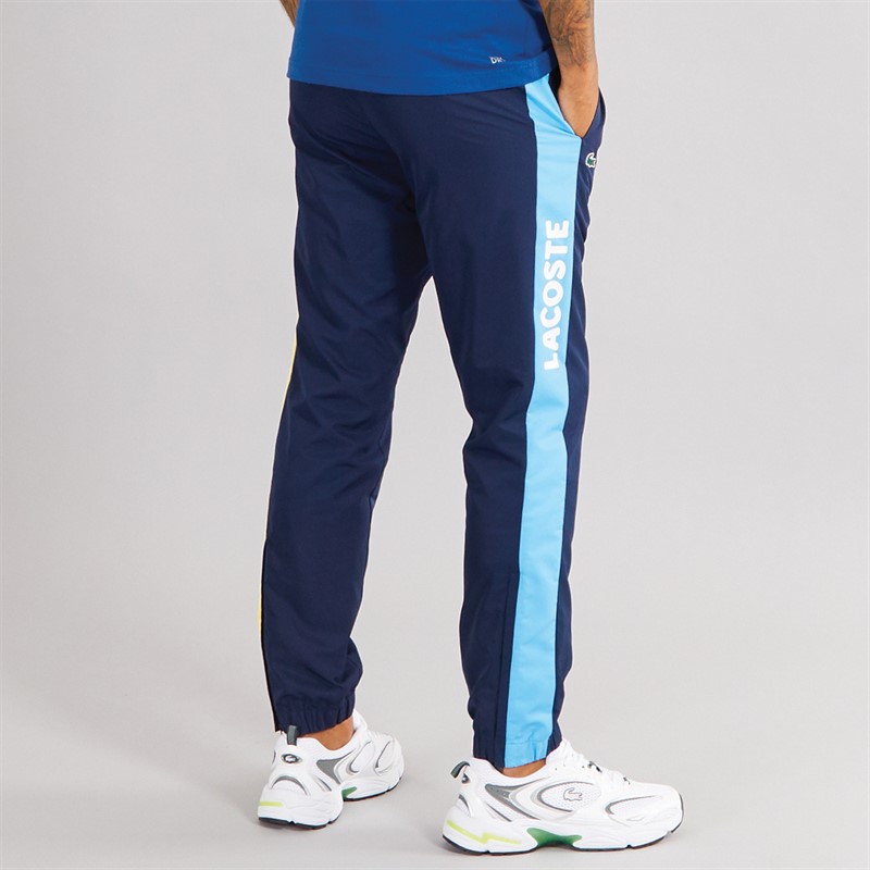Lacoste Mens Joggers Navy Blue/Bonnie-Yellow