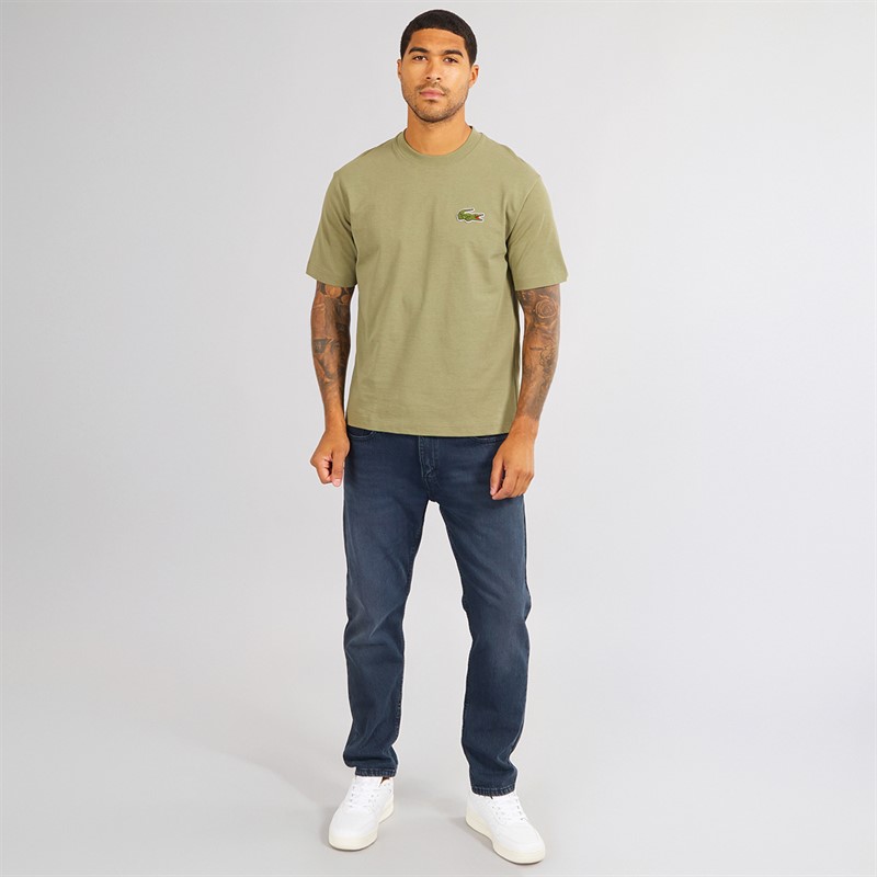Lacoste Mens T-Shirt Khaki