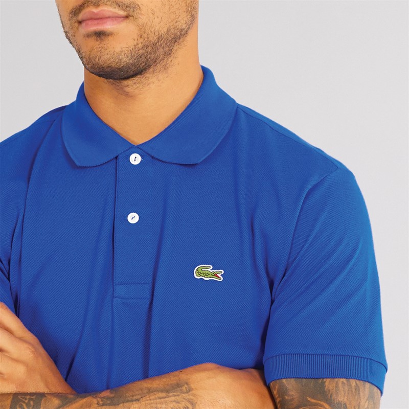 Lacoste Mens Short Sleeve Polo Shirt Lazuli
