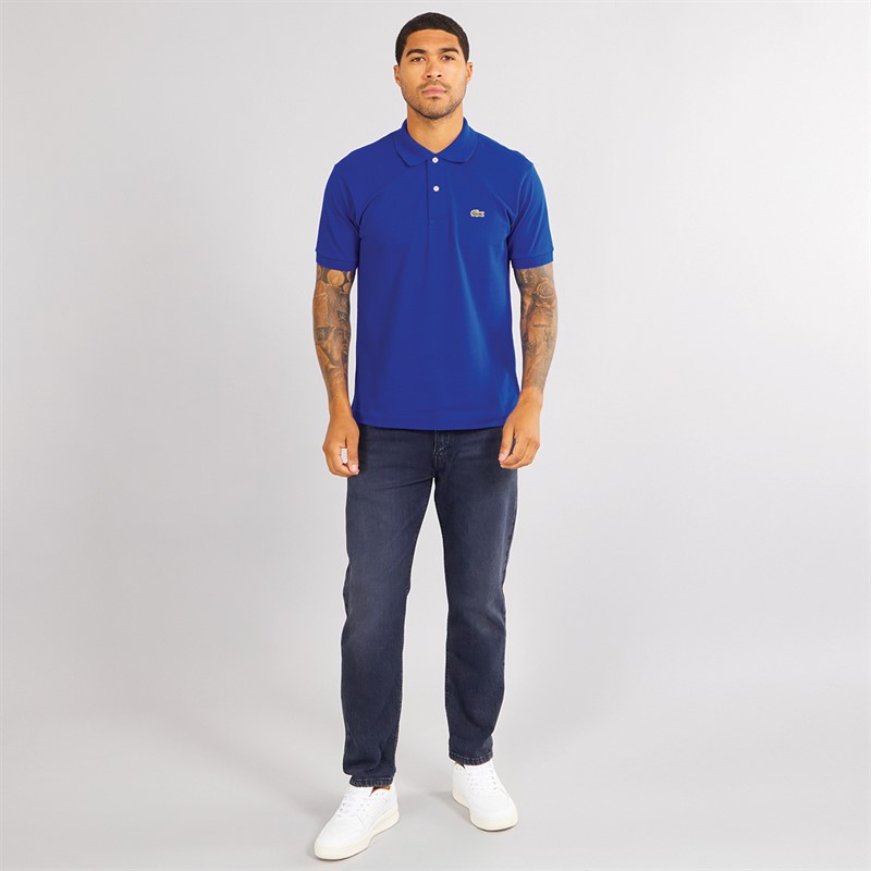 Lacoste Mens Short Sleeve Polo Shirt Lazuli