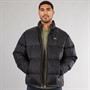 Lacoste Mens Monogram Puffer Jacket Black