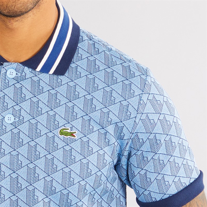 Lacoste Mens Short Sleeve Polo Shirt Rill/Globe