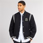 Lacoste Mens Premium Wool Varsity Jacket Black