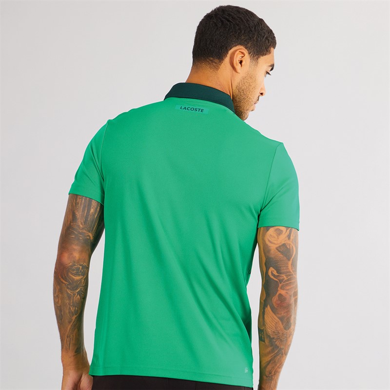 Lacoste Mens Short Sleeve Polo Shirt Fluorine Green/Sinople