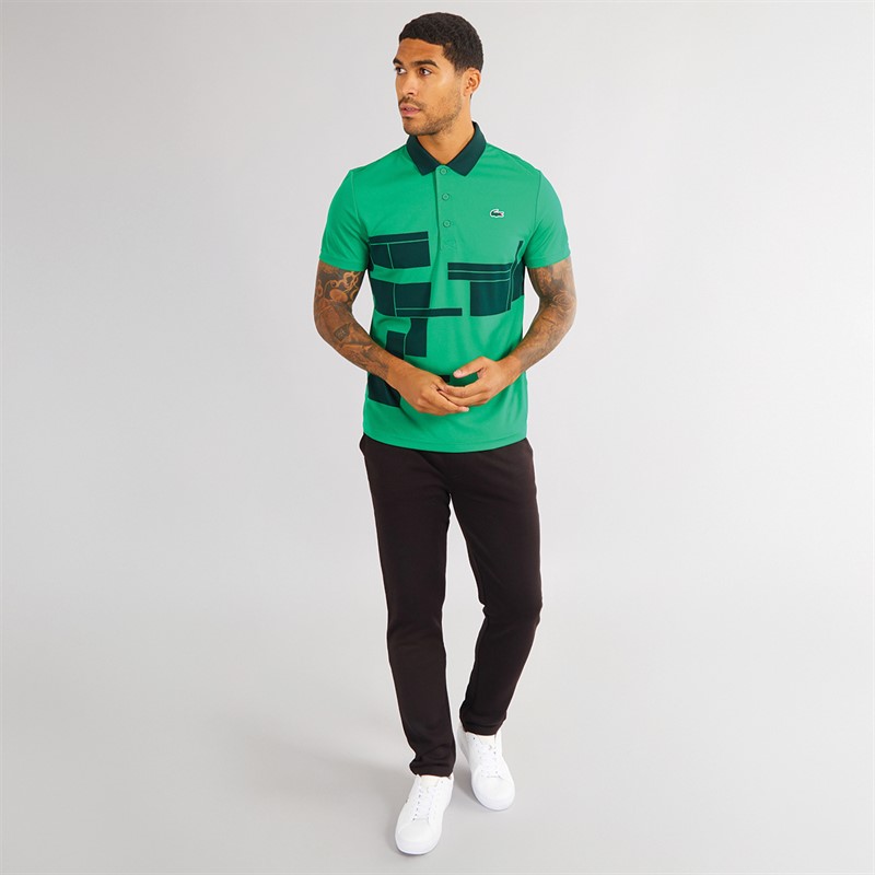 Lacoste Mens Short Sleeve Polo Shirt Fluorine Green/Sinople