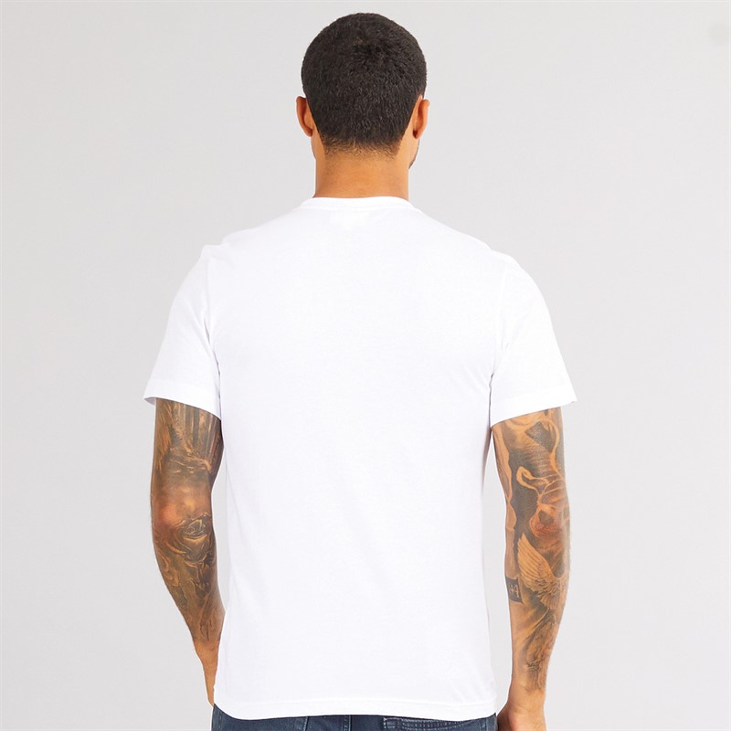Lacoste Mens Short Sleeve Crew Neck T-Shirt White