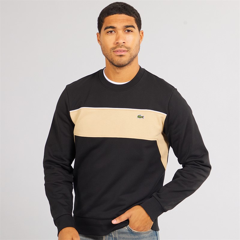 Lacoste Mens Sweatshirt Black/Viennese