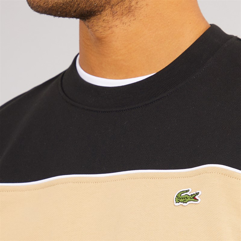 Lacoste Mens Sweatshirt Black/Viennese