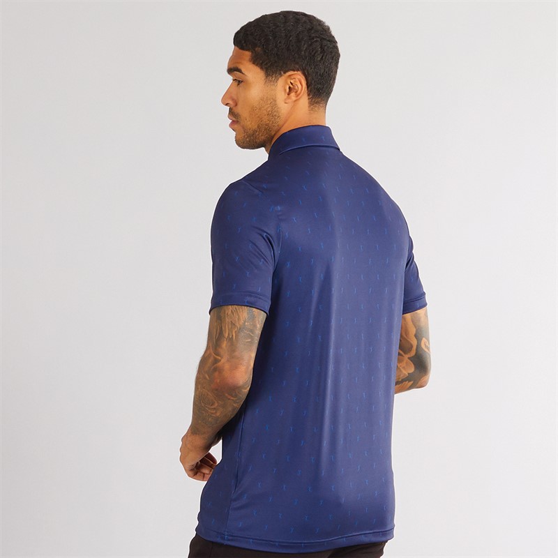 Lacoste Mens Short Sleeve Polo Shirt Navy Blue/Globe