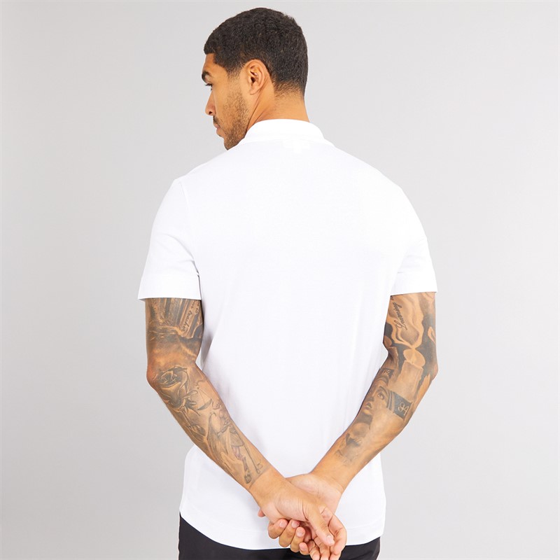 Lacoste Mens Short Sleeve Polo Shirt White