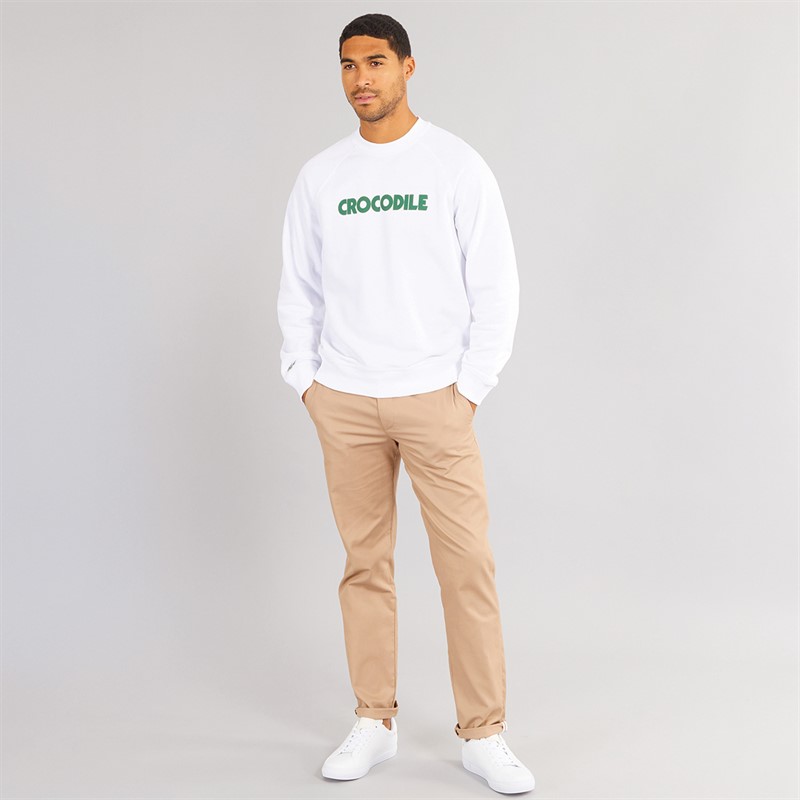 Lacoste Mens Sweatshirt White